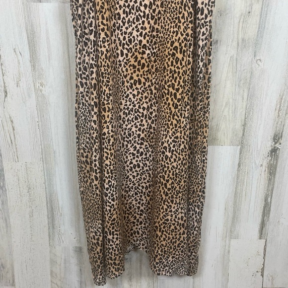 Savanna Jane Larissa Leopard Embroidered A-Line Shift Dress size L Boho - Picture 10 of 11